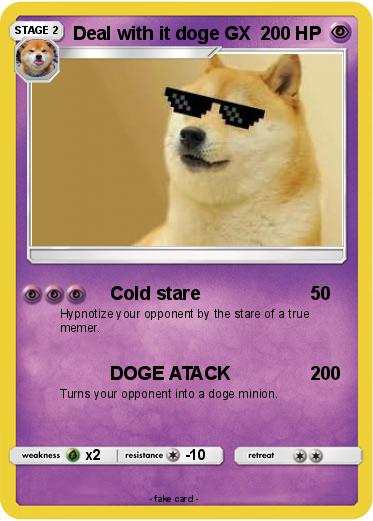 Pokemon Deal with it doge GX