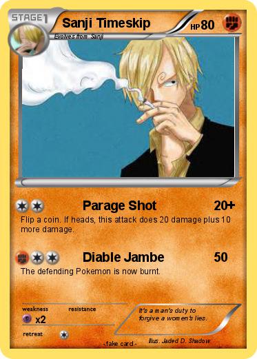 Pokemon Sanji Timeskip