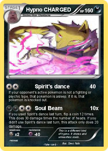 Pokemon Hypno CHARGED