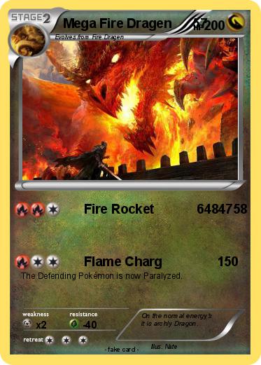 Pokemon Mega Fire Dragen      57