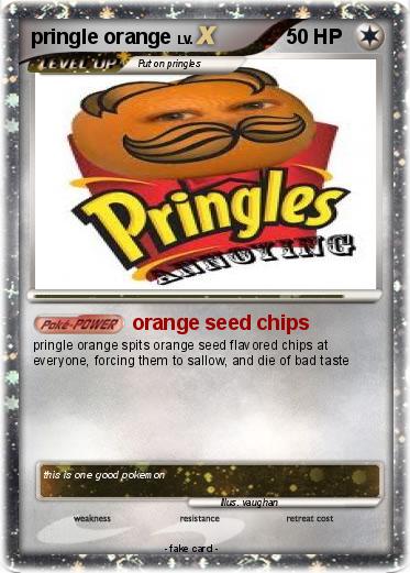 Pokemon pringle orange
