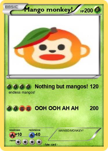 Pokemon Mango monkey!
