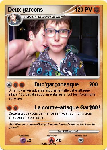 Pokemon Deux garçons