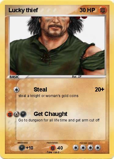Pokemon Lucky thief