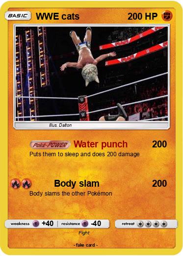 Pokemon WWE cats