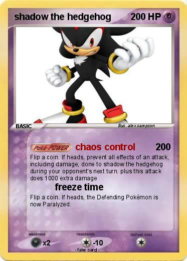 Pokemon shadow the hedgehog