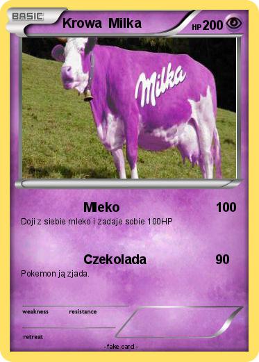 Pokemon Krowa  Milka