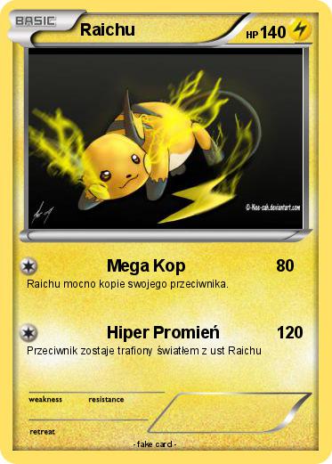 Pokemon Raichu