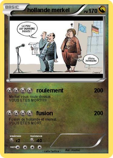 Pokemon hollande merkel