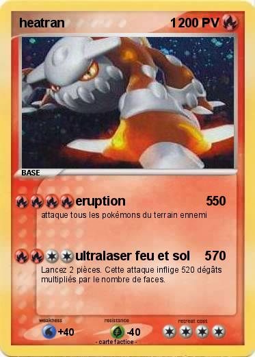 Pokemon heatran                              1