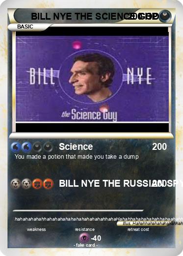 Pokemon BILL NYE THE SCIENCE GOD