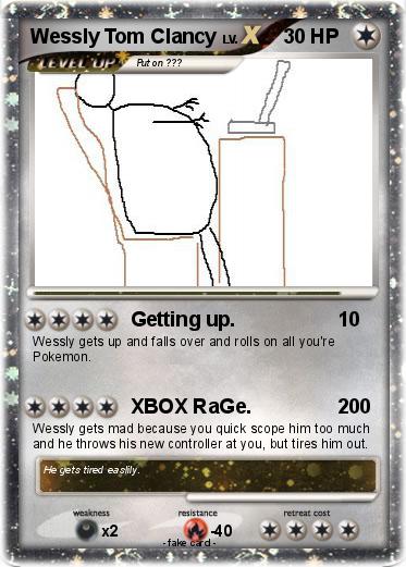 Pokemon Wessly Tom Clancy