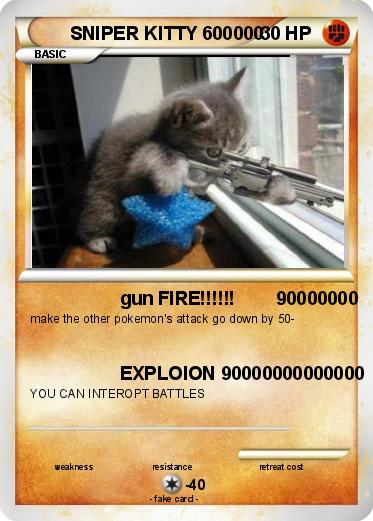 Pokemon SNIPER KITTY 600000