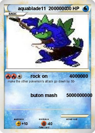 Pokemon aquablade11  2000000