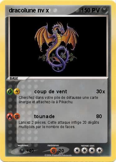 Pokemon dracolune nv x