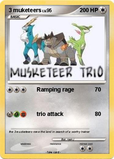 Pokemon 3 muketeers
