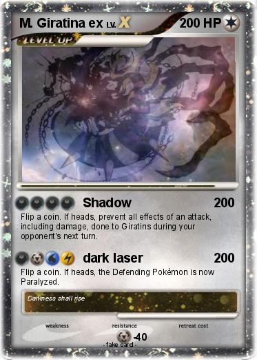 Pokemon M. Giratina ex
