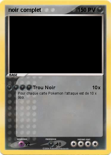 Pokemon noir complet