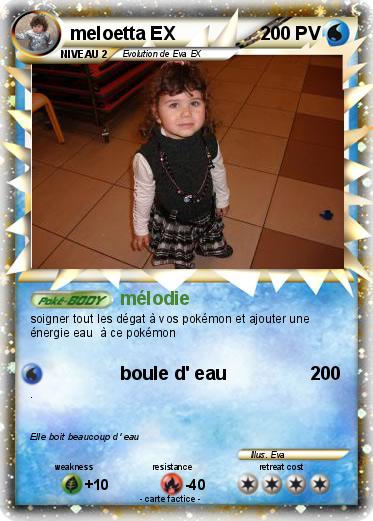 Pokemon meloetta EX