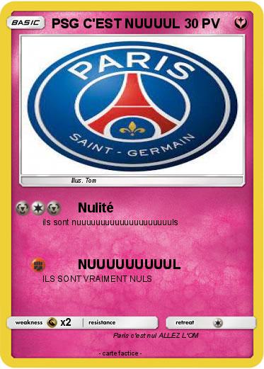 Pokemon PSG C'EST NUUUUL