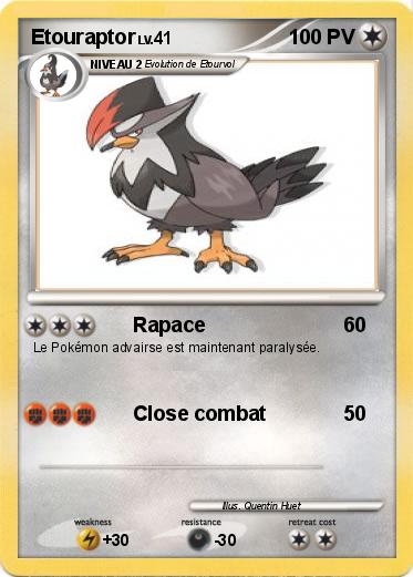 Pokemon Etouraptor