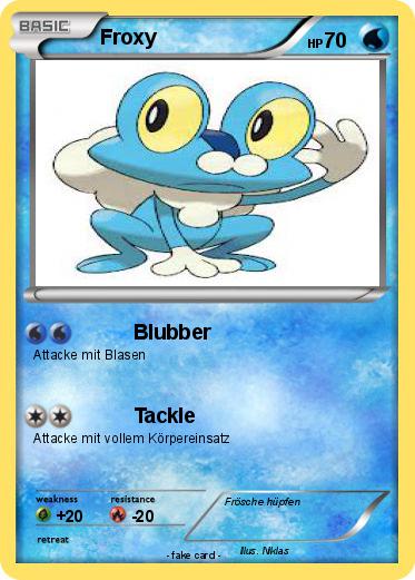 Pokemon Froxy