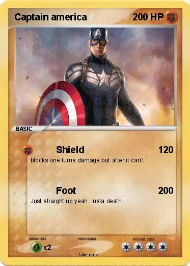 Pokemon Captain america