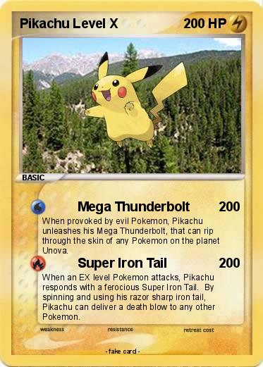 Pokemon Pikachu Level X