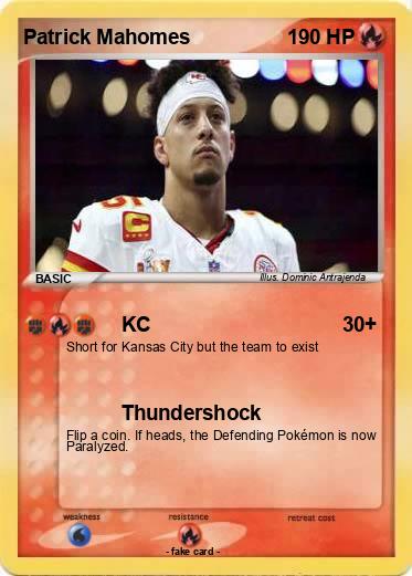 Pokemon Patrick Mahomes