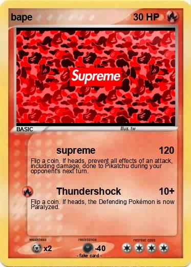 Pokemon bape