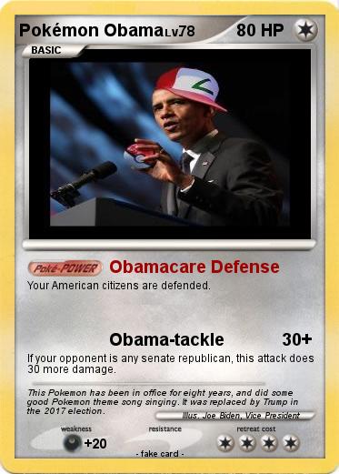 Pokemon Pokémon Obama