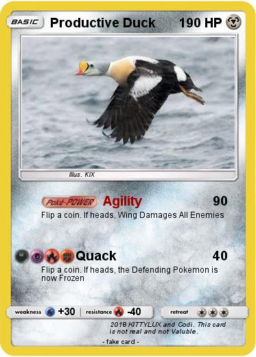 Pokemon Productive Duck
