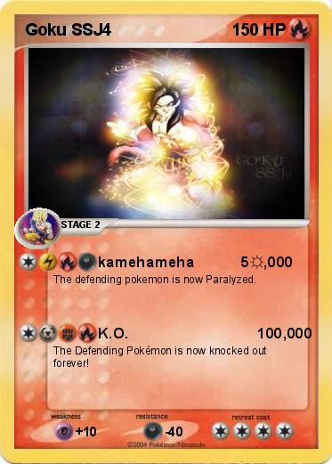 Pokemon Goku SSJ4