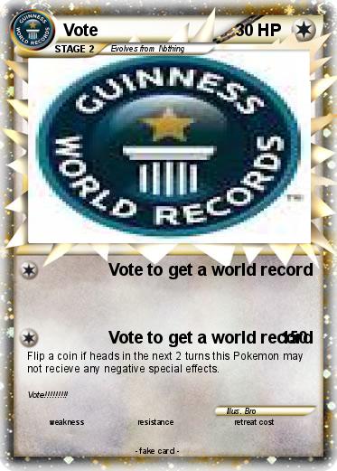 Pokemon Vote
