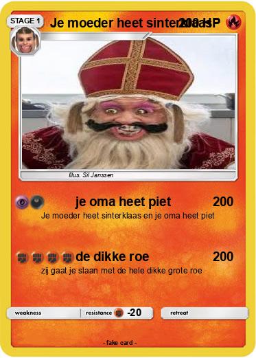 Pokemon Je moeder heet sinterklaas