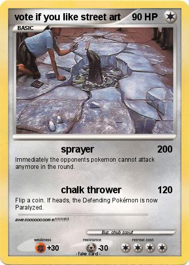Pokemon vote if you like street art