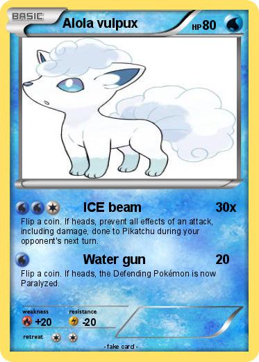 Pokemon Alola vulpux