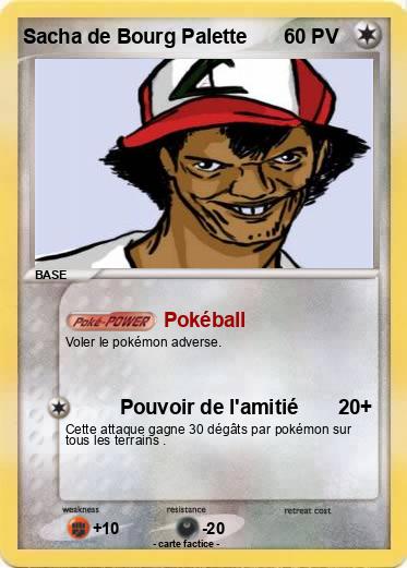Pokemon Sacha de Bourg Palette