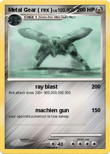 Pokemon Metal Gear ( rex )