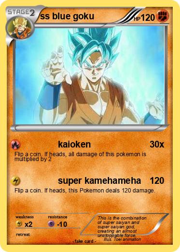 Pokemon ss blue goku