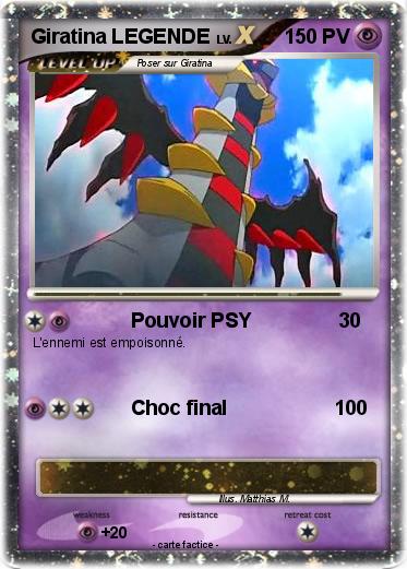 Pokemon Giratina LEGENDE