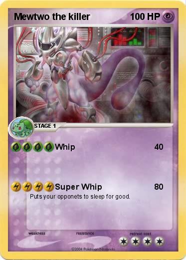 Pokemon Mewtwo the killer