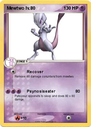 Pokemon Mewtwo lv.80