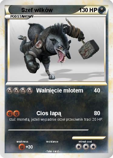 Pokemon Szef wilków