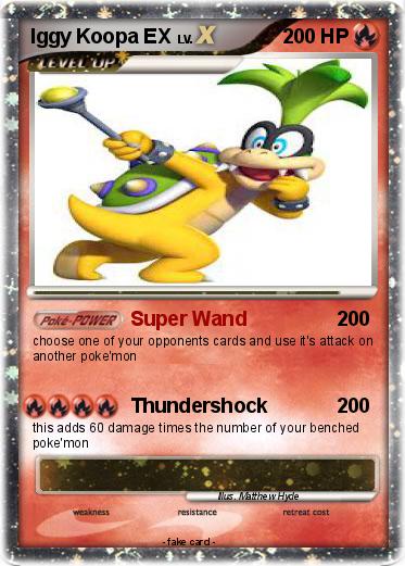 Pokemon Iggy Koopa EX