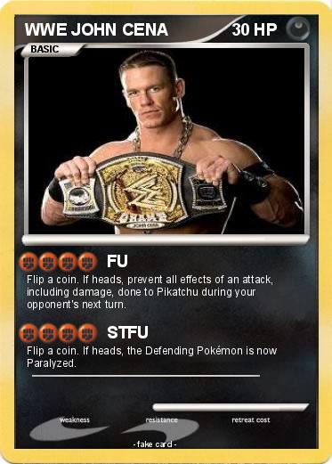 Pokemon WWE JOHN CENA