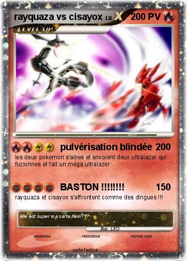 Pokemon rayquaza vs cisayox