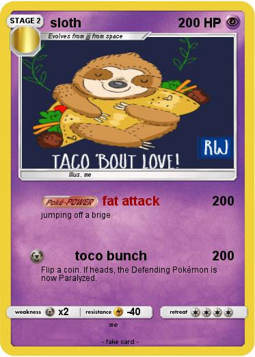 Pokemon sloth