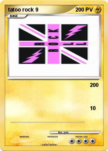 Pokemon tatoo rock 9