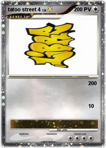 Pokemon tatoo street 4